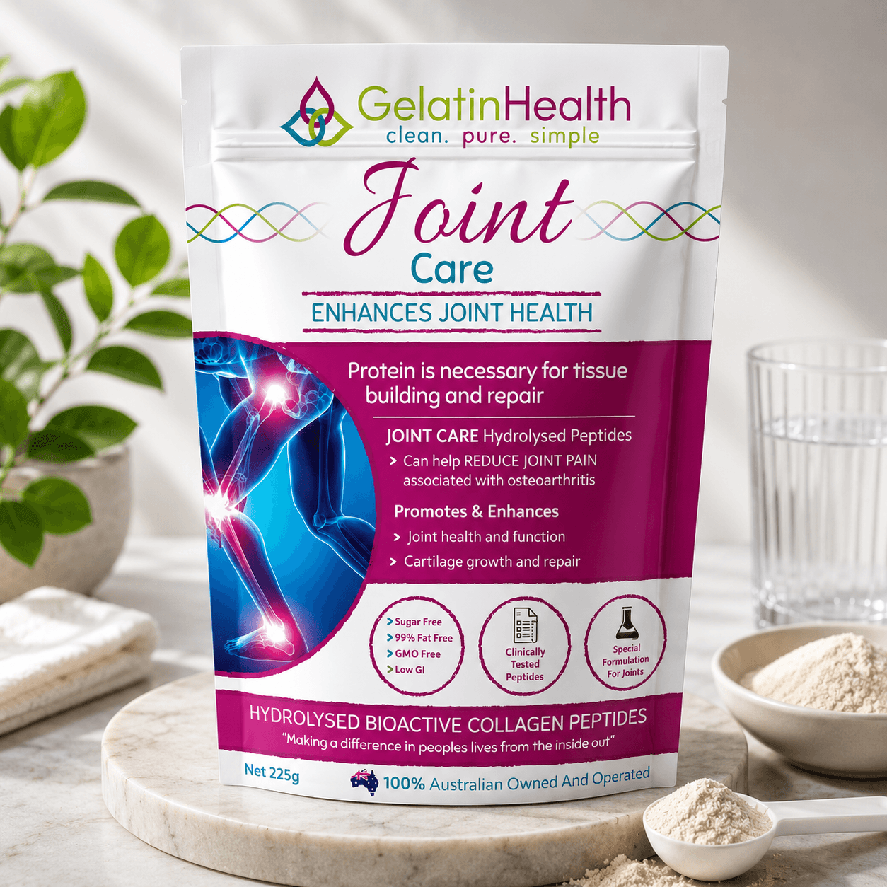 Gelatin Health 關節修護膠原蛋白粉 - 袋我GO