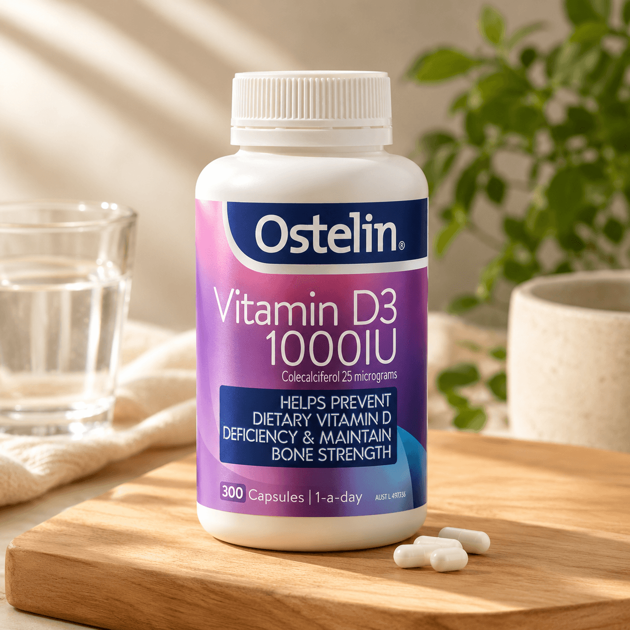 奧斯特林維生素 D3 1000IU膠囊 - 袋我GO