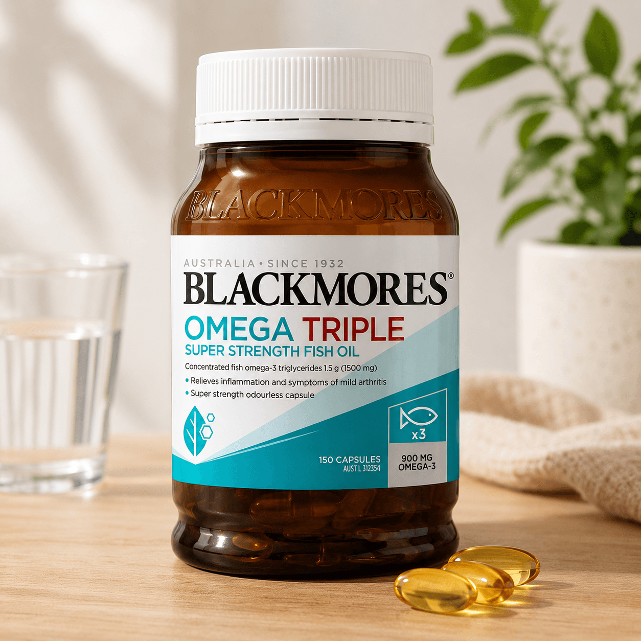 Blackmores 三倍濃縮魚油膠囊 - 袋我GO
